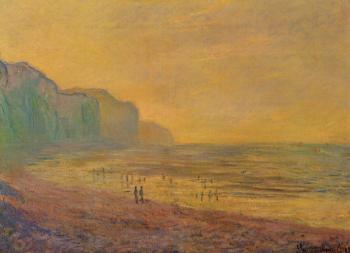 尅勞德 莫奈 Low Tide at Pourville, Misty Weather